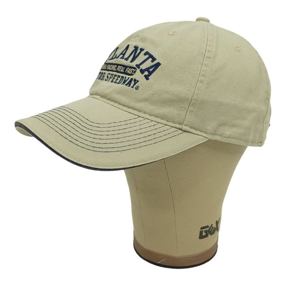 Atlanta Motor Speedway Adjustable Cap Trucker Baseball Hat Real Racing Real Fast - Picture 3 of 14